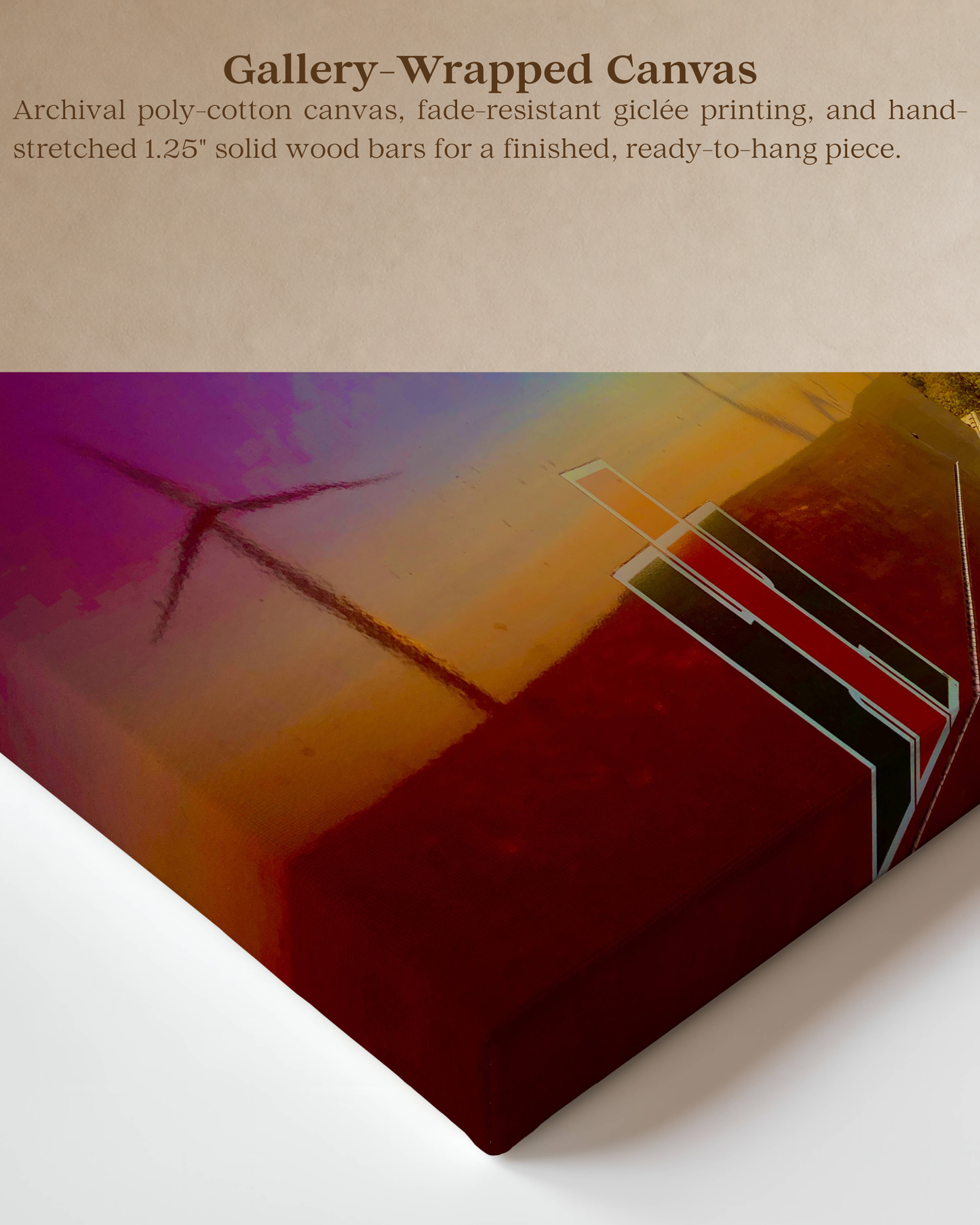 Reflections of a Harvest Evening – Rural Farm Canvas Wall Art