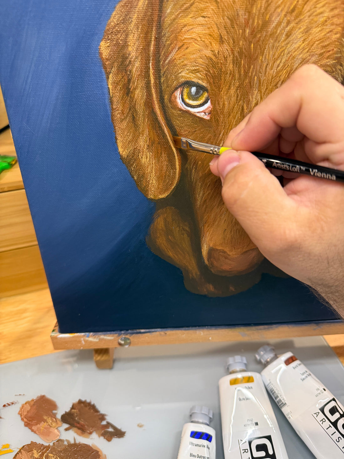 From the Easel: What Simon Is Teaching Me