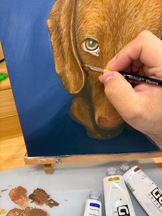 From the Easel: What Simon Is Teaching Me