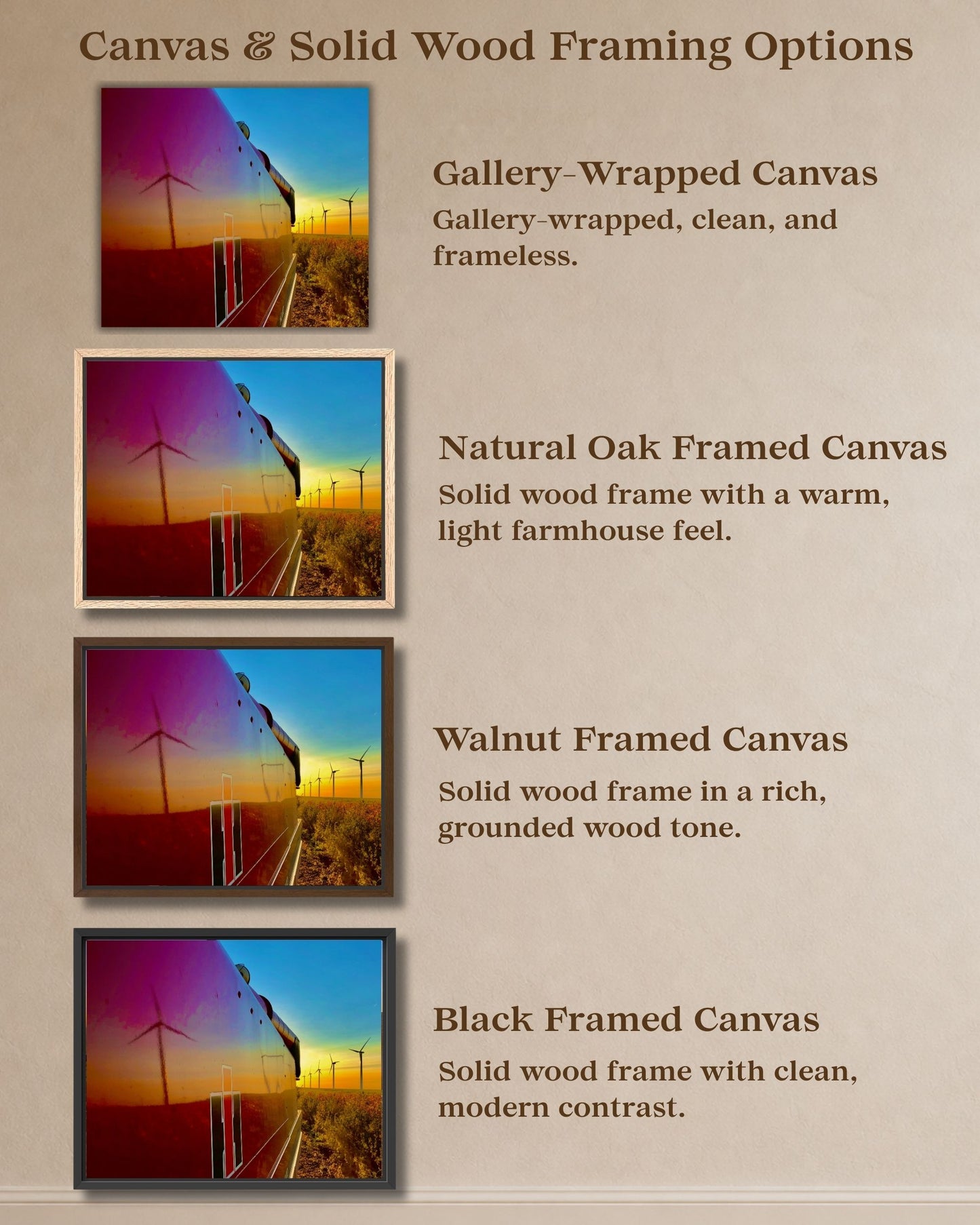 Reflections of a Harvest Evening – Rural Farm Canvas Wall Art