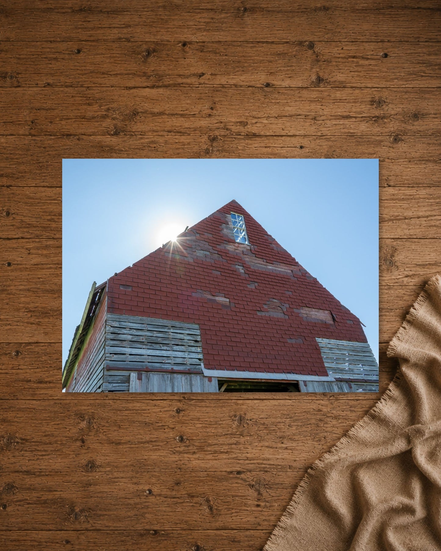 Sunlight on the Old Corn Crib | Fine Art Print