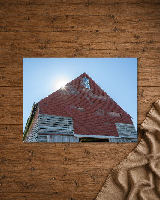 Sunlight on the Old Corn Crib | Fine Art Print