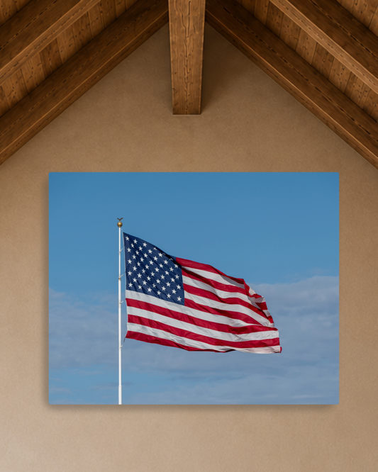 Stars and Stripes | American Flag Canvas Wall Art