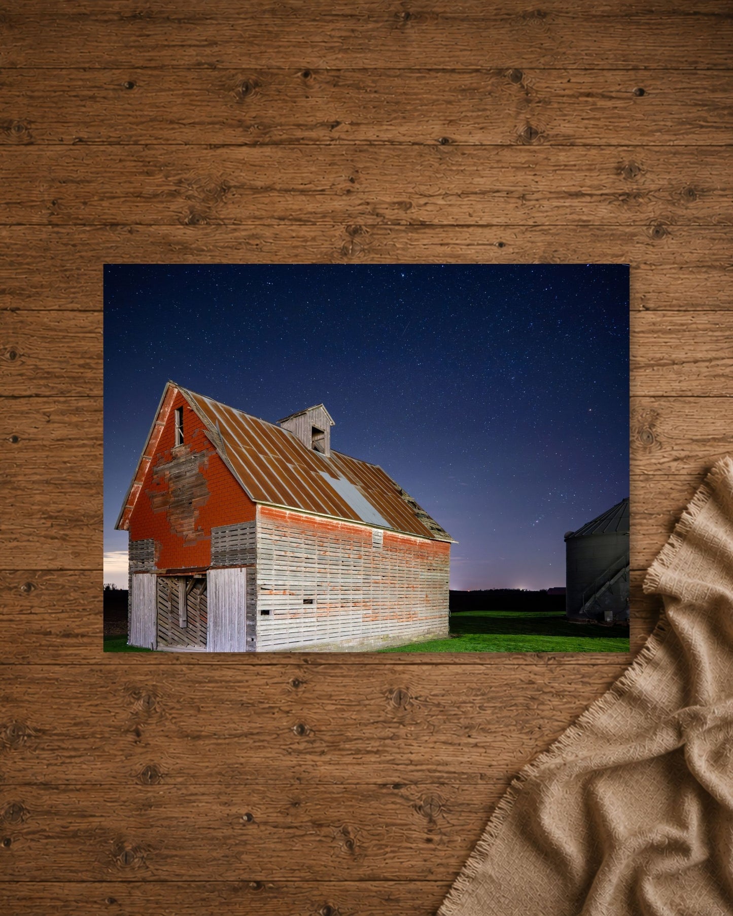 Under the Stars at the Old Corn Crib | Fine Art Print