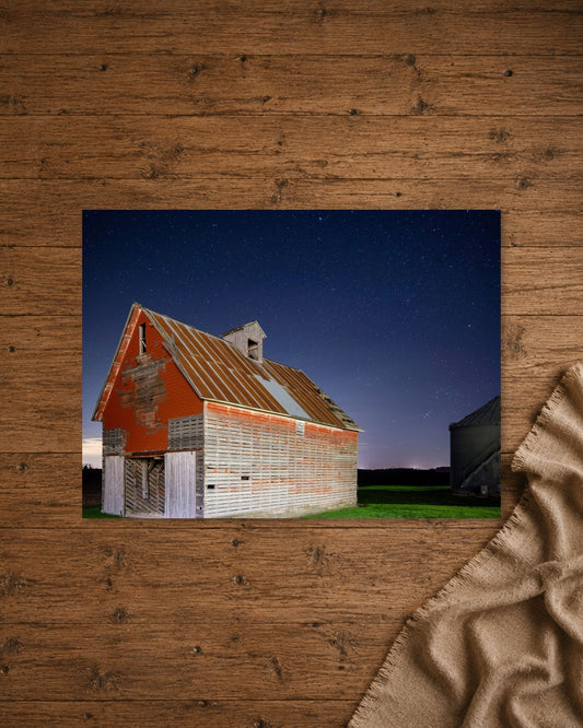 Under the Stars at the Old Corn Crib | Fine Art Print