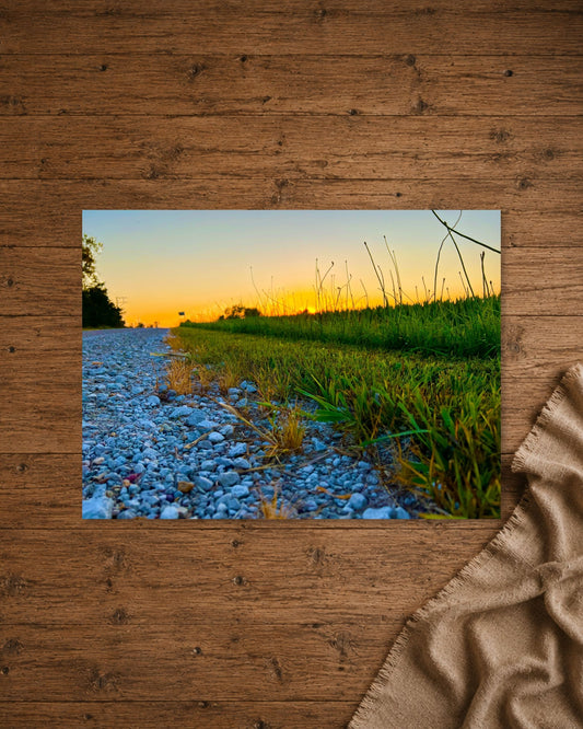 Quiet Evening on a Gravel Road | Fine Art Print