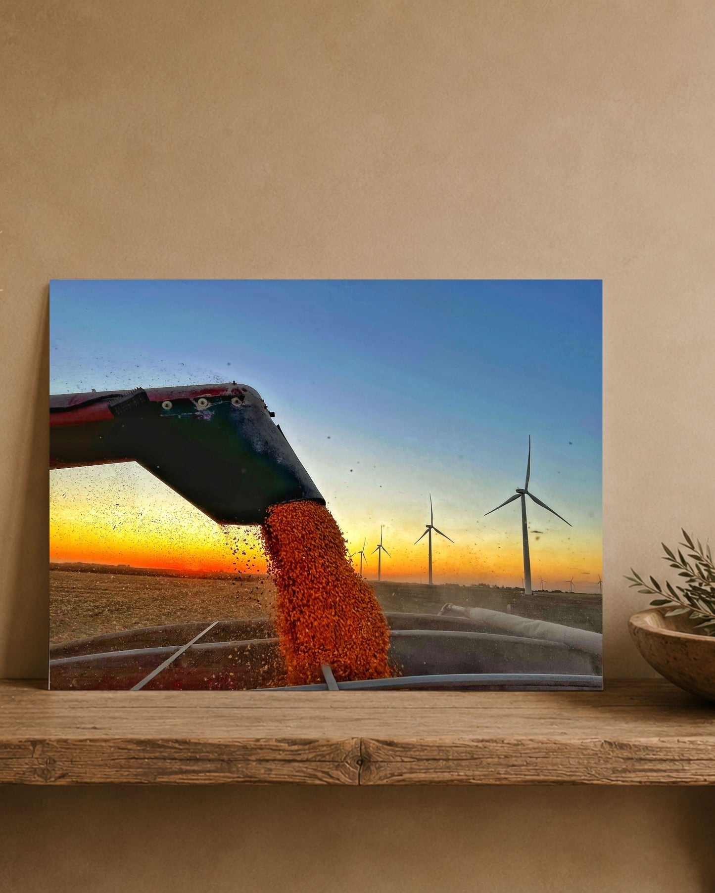 When the Grain Pours Gold | Fine Art Print