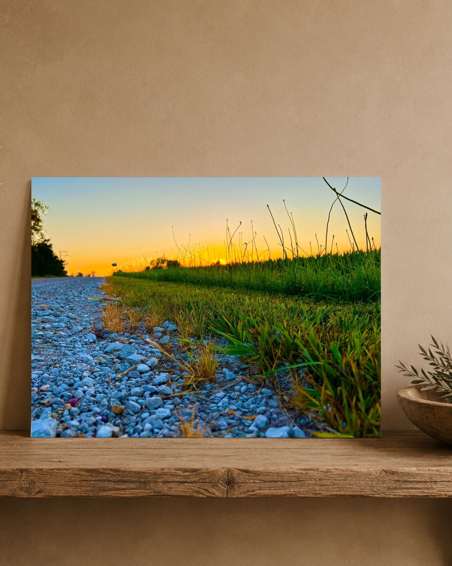 Quiet Evening on a Gravel Road | Fine Art Print