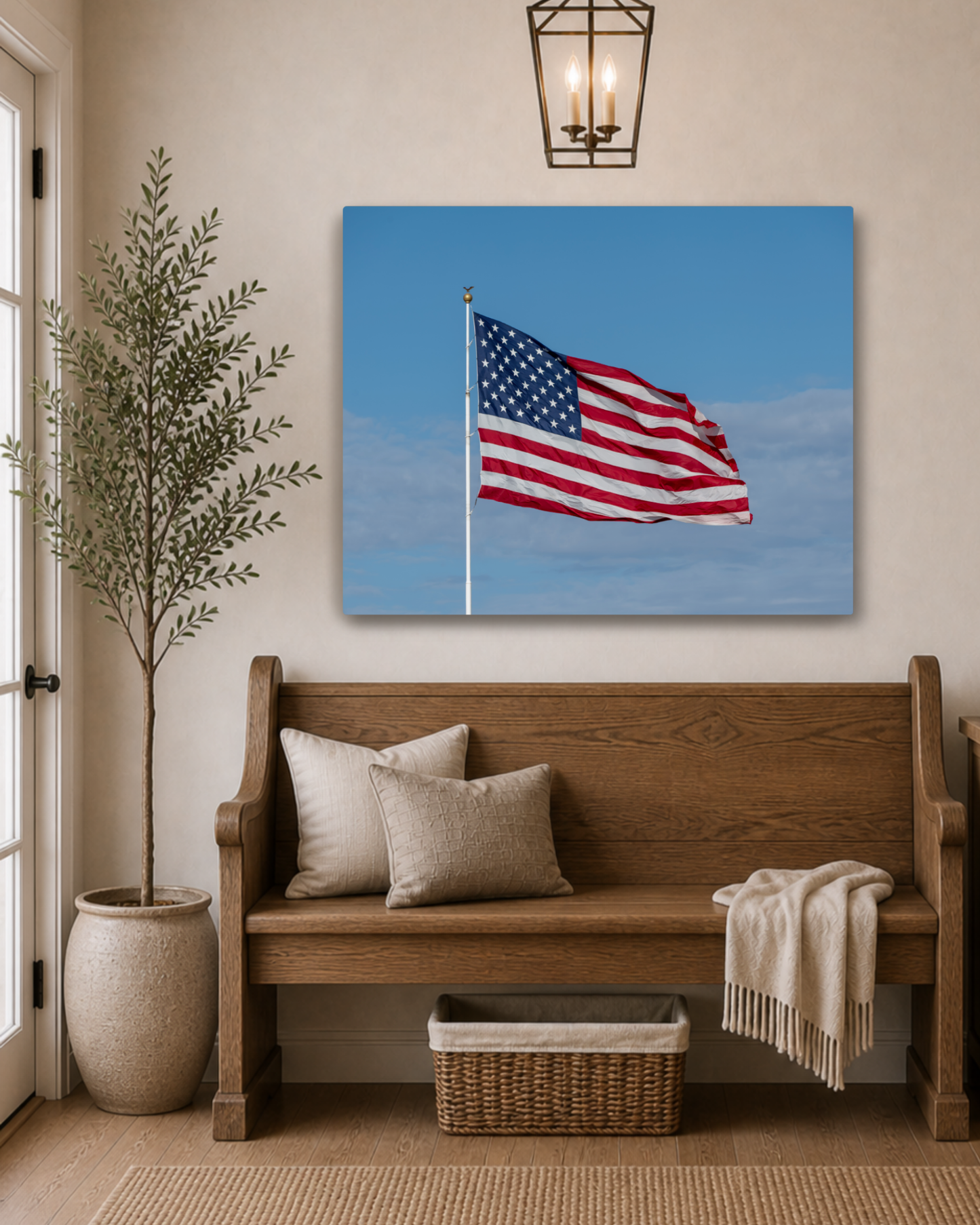 Stars and Stripes | American Flag Canvas Wall Art