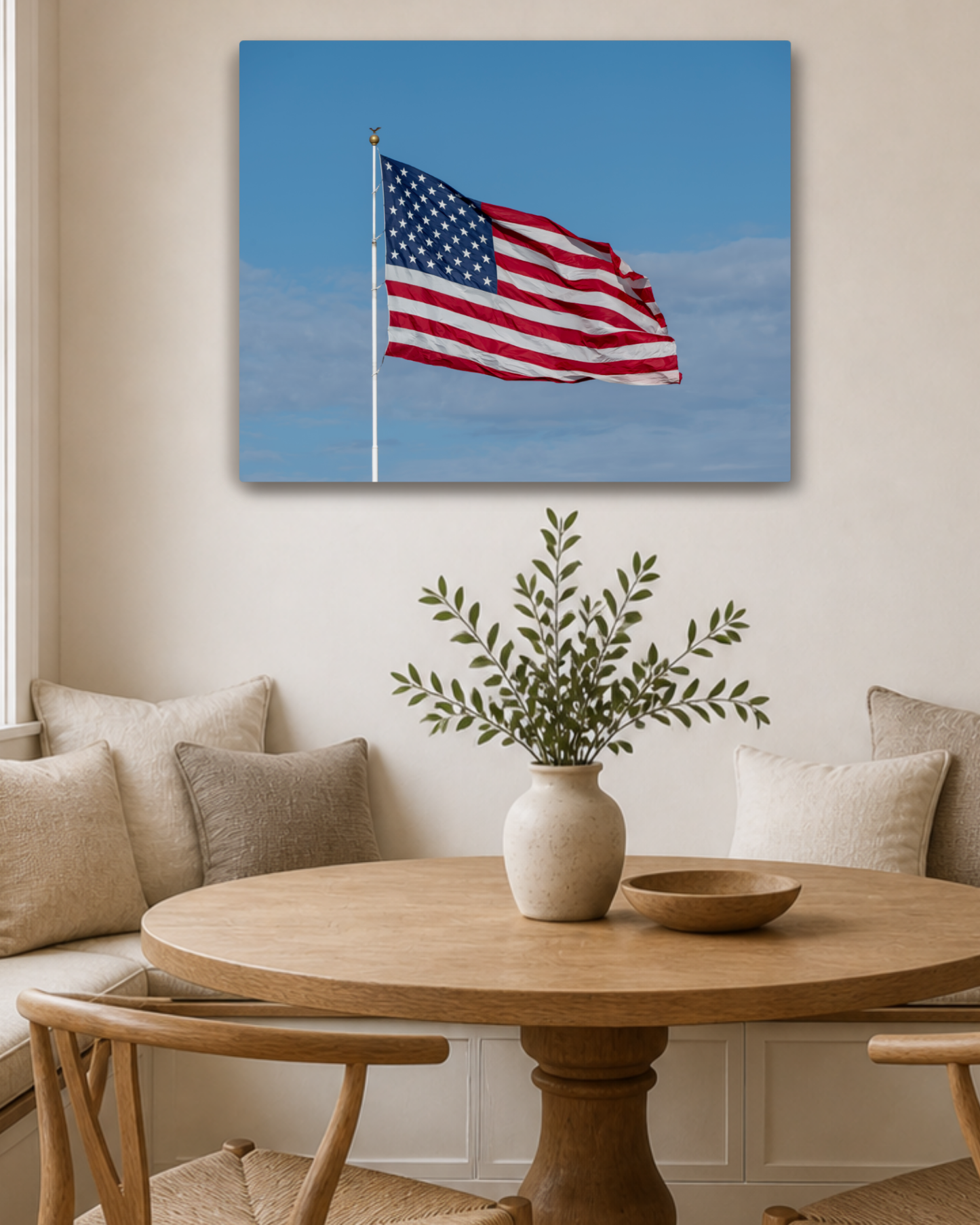 Stars and Stripes | American Flag Canvas Wall Art