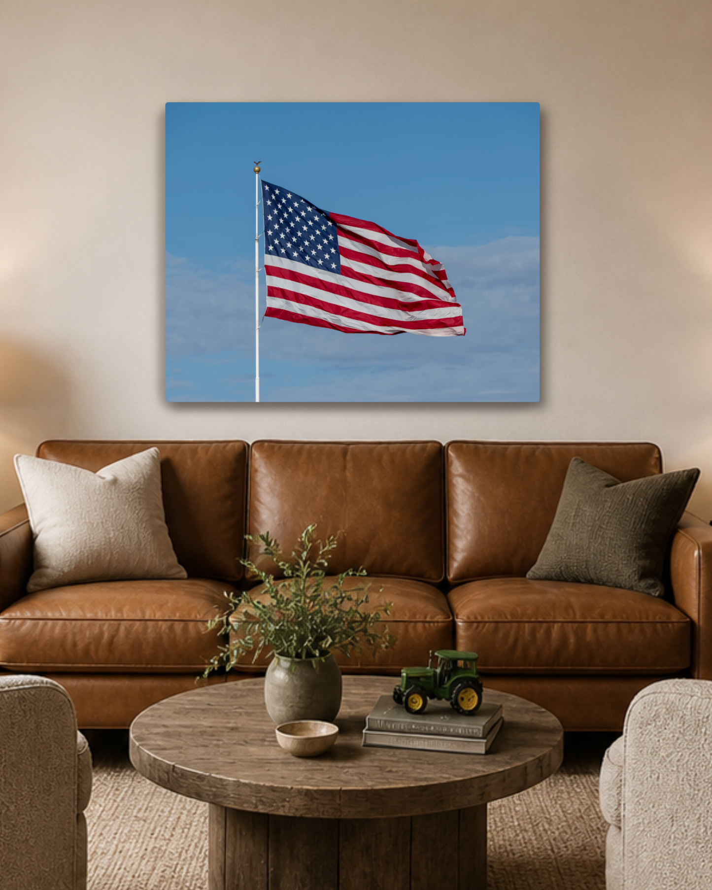 Stars and Stripes | American Flag Canvas Wall Art