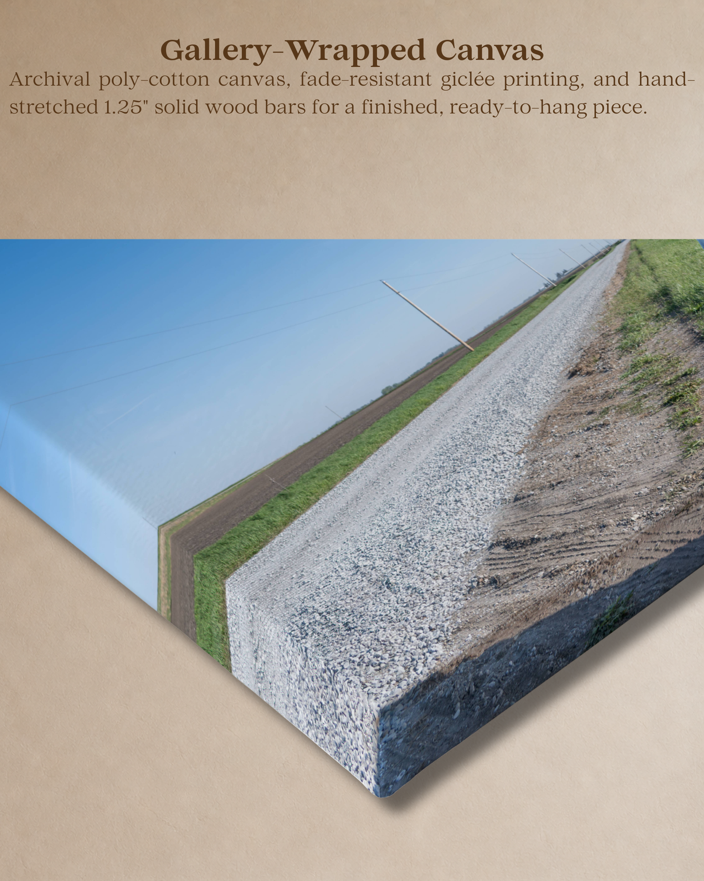 Future Farmer Dreams of the Road Ahead – Farm Kid Canvas Wall Art
