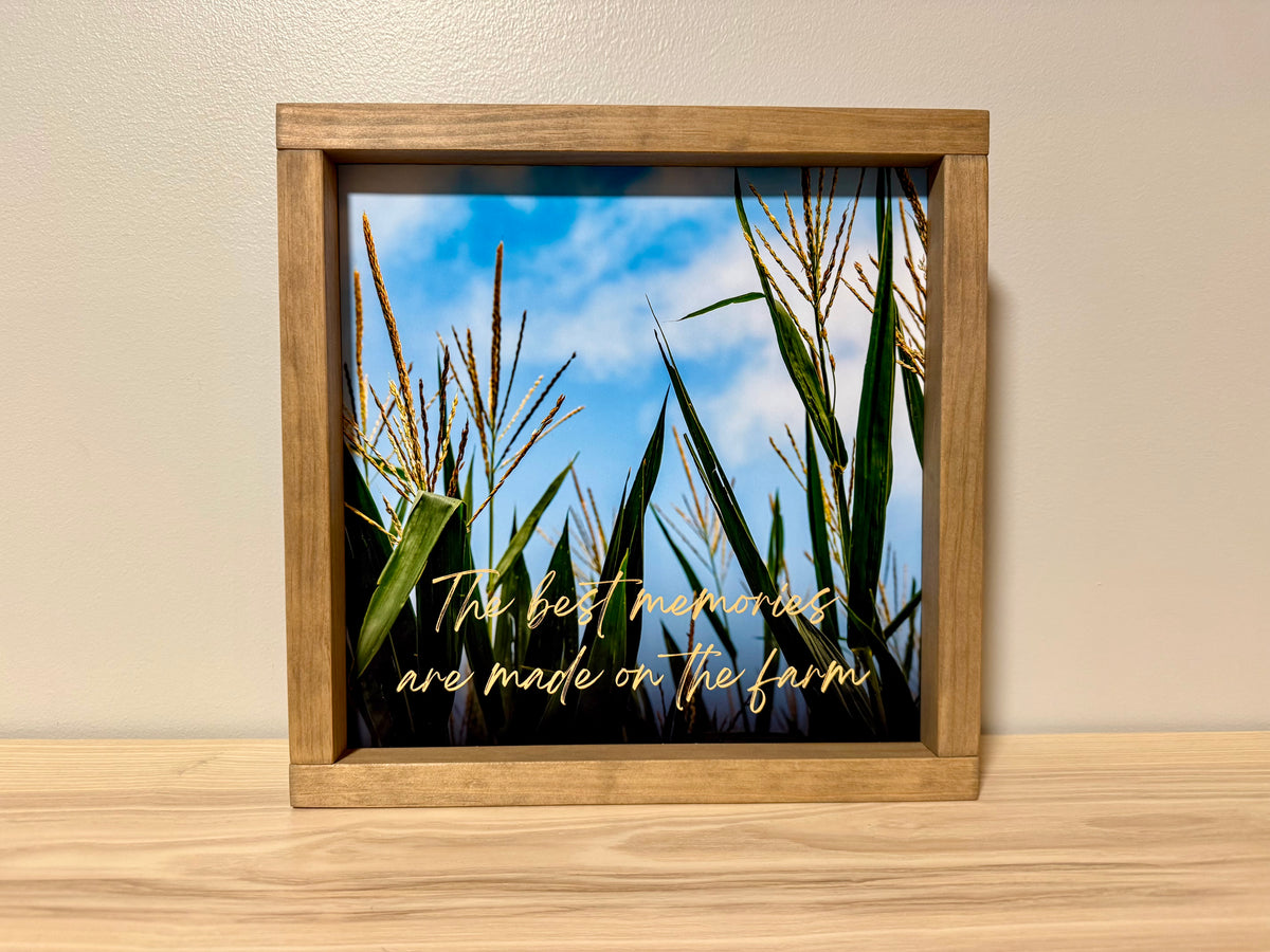 Best Memories Are Made on the Farm | Handmade Wood Art