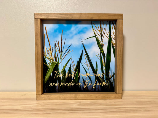 Best Memories Are Made on the Farm | Handmade Wood Art