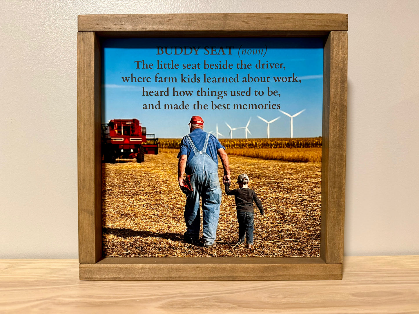 Buddy Seat Definition | Handcrafted Solid Wood Farm Art