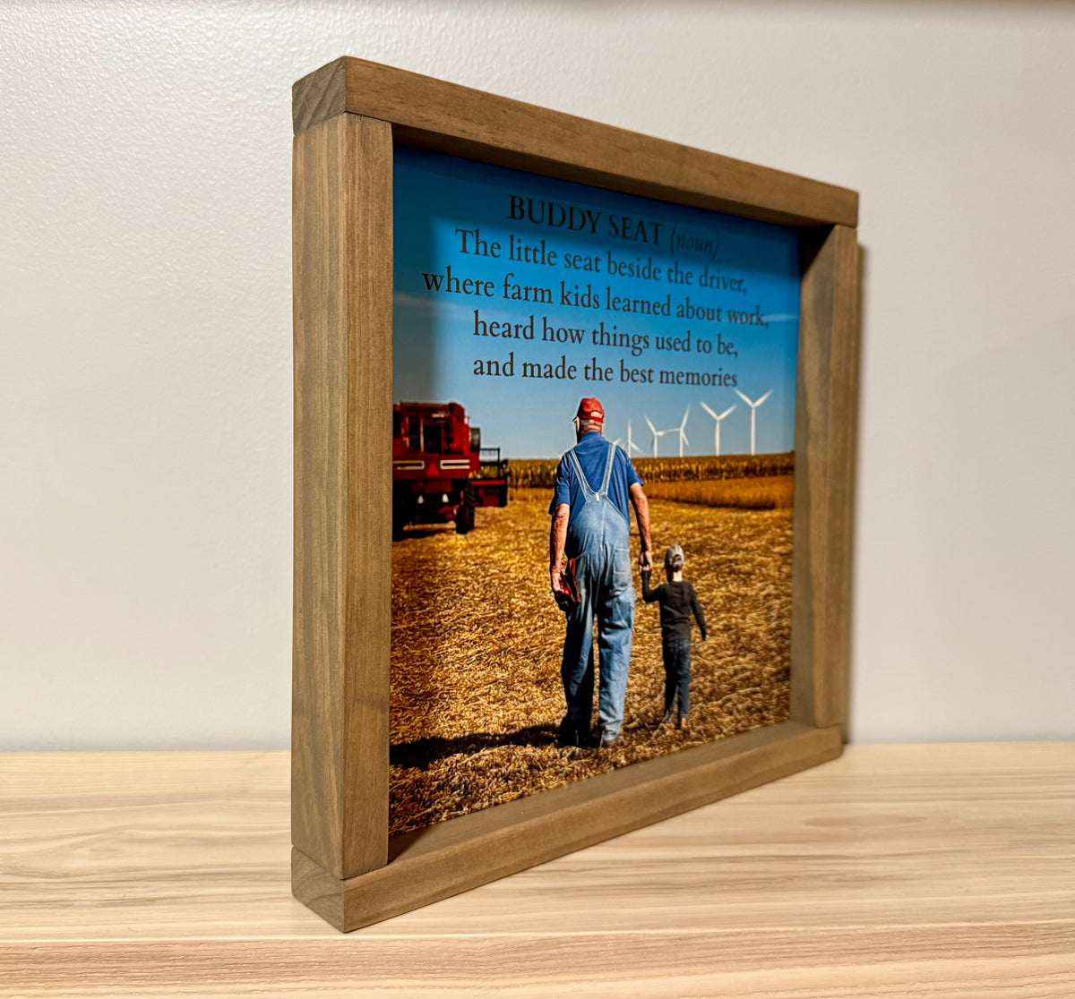 Buddy Seat Definition | Handcrafted Solid Wood Farm Art